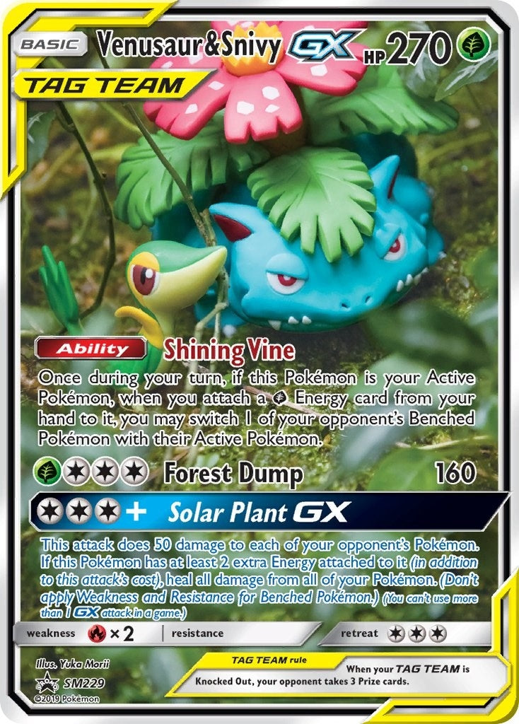 Image for Venusaur & Snivy GX - SM229 (SM229) (SM Promos) - Pokemon