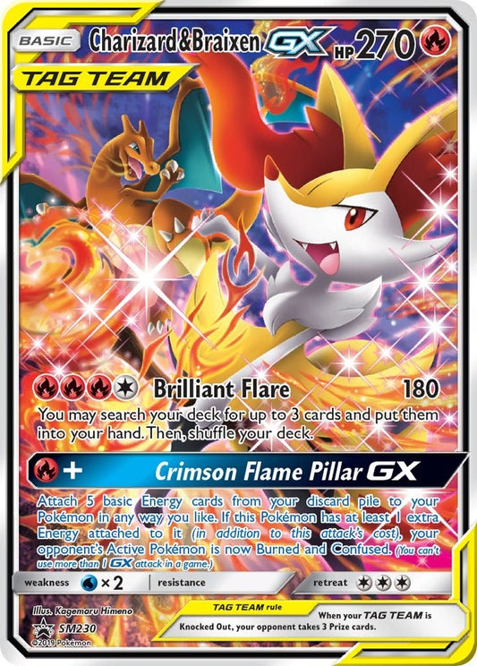Image for Charizard & Braixen GX - SM230 (SM230) (SM Promos) - Pokemon