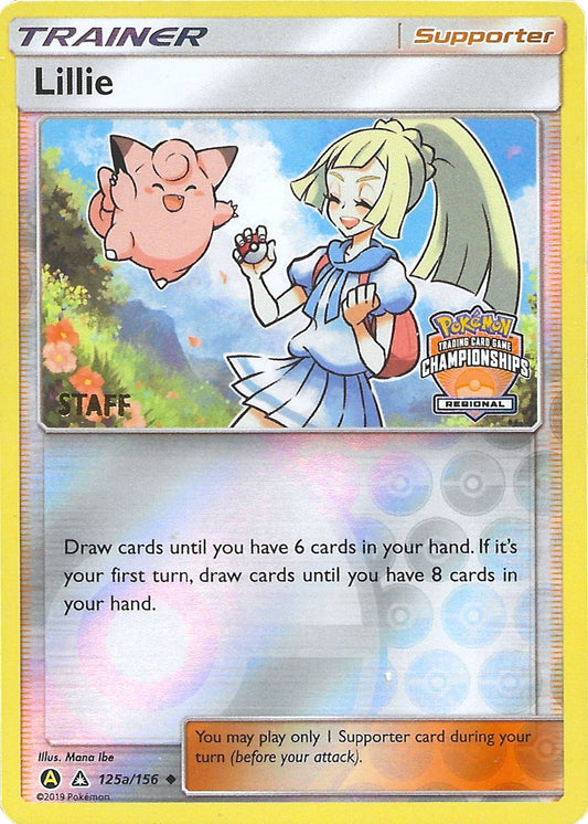 Image for Lillie - 215a/156 (Regional Championships) [Staff] (125a/156) (League & Championship Cards) - Pokemon