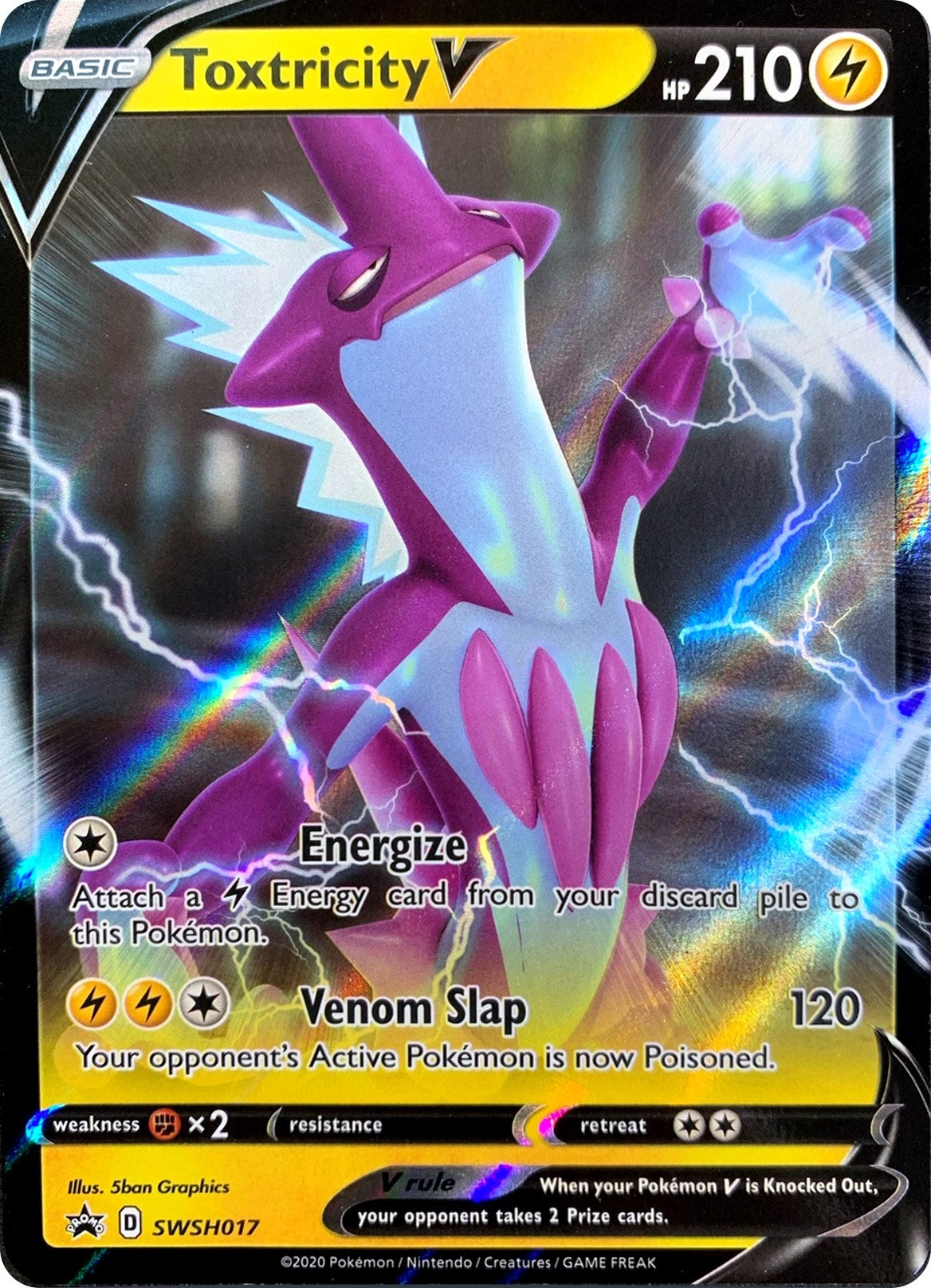 Image for Toxtricity V - SWSH017 (SWSH017) (SWSH: Sword & Shield Promo Cards) - Pokemon