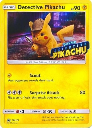 Image for Detective Pikachu - SM170 (Stamped) (SM170) (SM Promos) - Pokemon