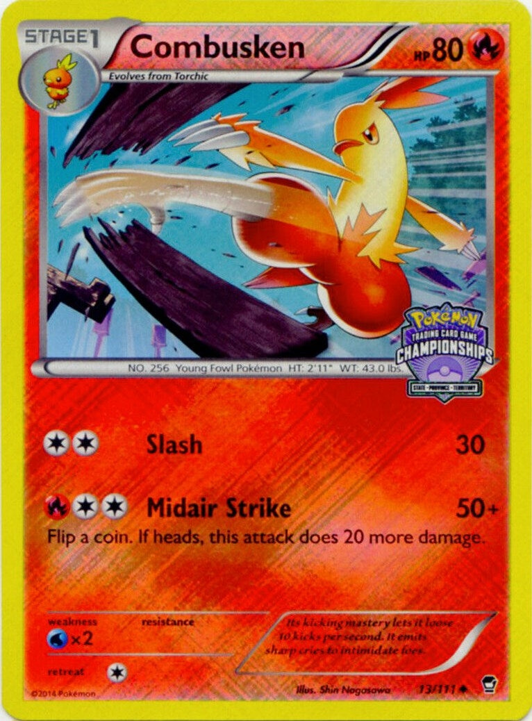 Image for Combusken - 13/111 (State Championships) (013/111) (League & Championship Cards) - Pokemon