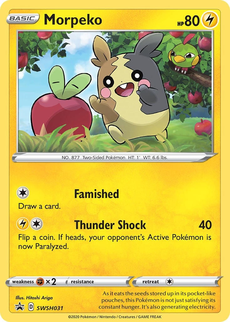 Image for Morpeko - SWSH031 (SWSH031) (SWSH: Sword & Shield Promo Cards) - Pokemon