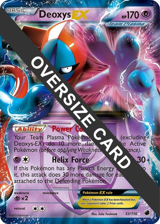 Image for Deoxys EX - 53/116 (Plasma Freeze) (053/116) (Jumbo Cards) - Pokemon