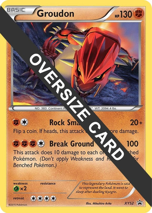Image for Groudon - XY52 (XY Black Star Promo) (XY52) (Jumbo Cards) - Pokemon