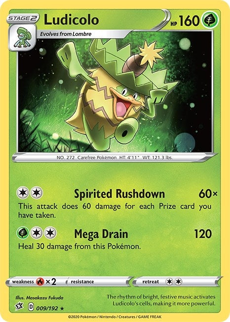 Image for Ludicolo (009/192) (SWSH02: Rebel Clash) - Pokemon
