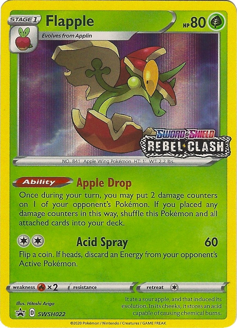 Image for Flapple - SWSH022 (Prerelease) (SWSH022) (SWSH: Sword & Shield Promo Cards) - Pokemon