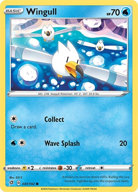 Image for Wingull (041/192) (SWSH02: Rebel Clash) - Pokemon
