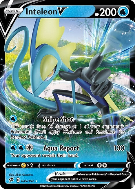 Image for Inteleon V (049/192) (SWSH02: Rebel Clash) - Pokemon