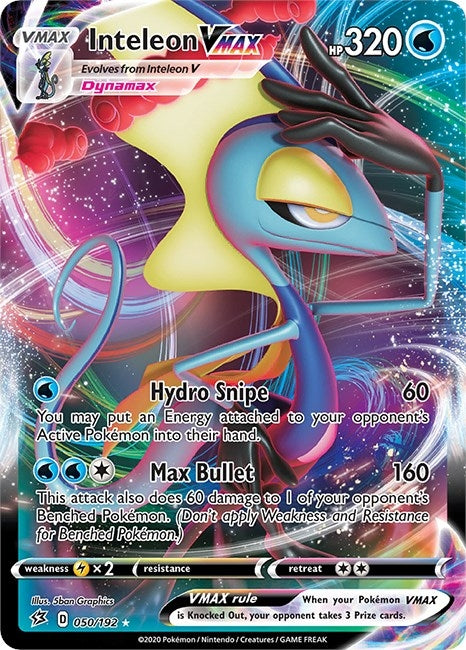 Image for Inteleon VMAX (050/192) (SWSH02: Rebel Clash) - Pokemon
