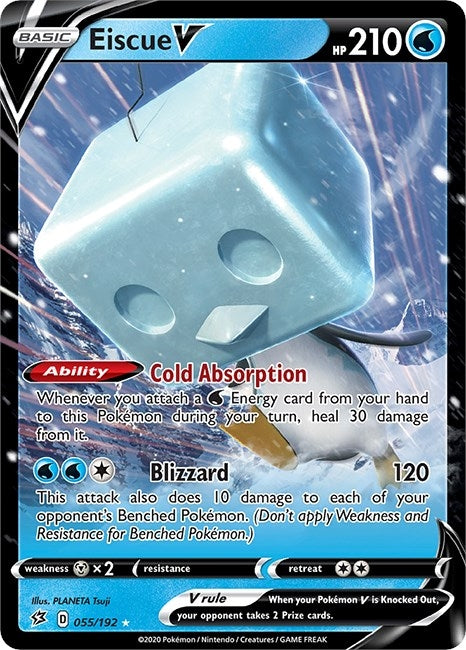 Image for Eiscue V (055/192) (SWSH02: Rebel Clash) - Pokemon