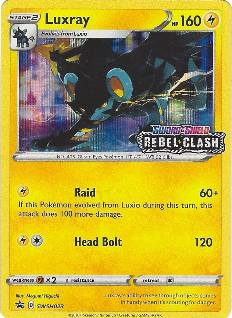 Image for Luxray - SWSH023 (Prerelease) (SWSH023) (SWSH: Sword & Shield Promo Cards) - Pokemon
