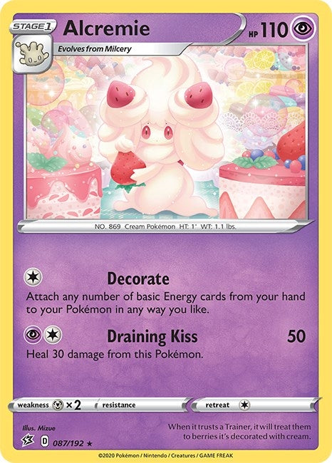 Image for Alcremie (087/192) (SWSH02: Rebel Clash) - Pokemon