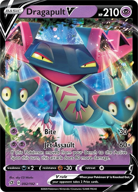 Image for Dragapult V (092/192) (SWSH02: Rebel Clash) - Pokemon