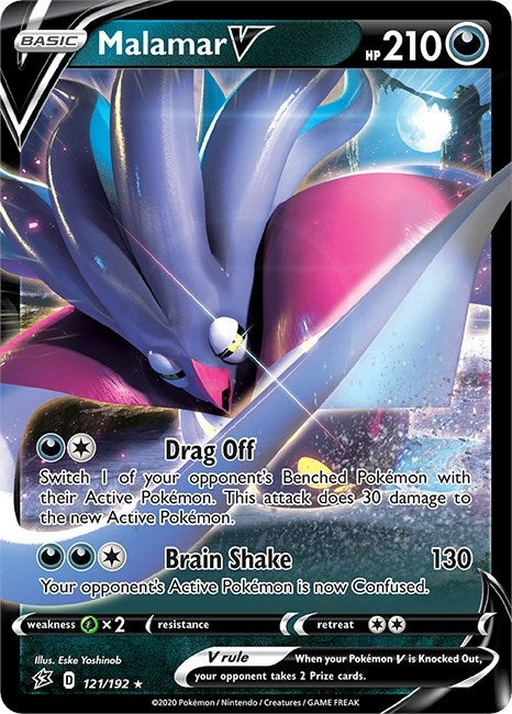 Image for Malamar V (121/192) (SWSH02: Rebel Clash) - Pokemon