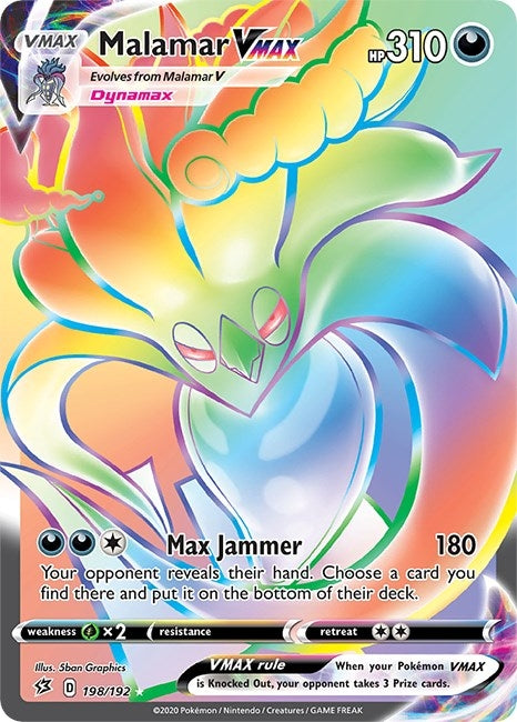 Image for Malamar VMAX (Secret) (198/192) (SWSH02: Rebel Clash) - Pokemon