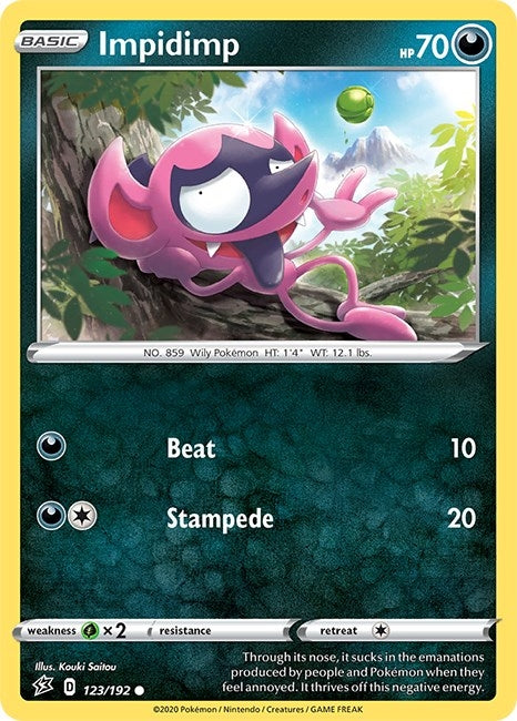 Image for Impidimp (123/192) (SWSH02: Rebel Clash) - Pokemon