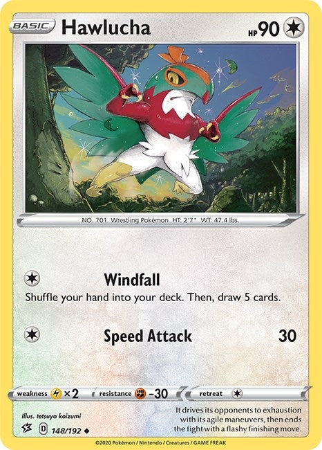 Image for Hawlucha (148/192) (SWSH02: Rebel Clash) - Pokemon