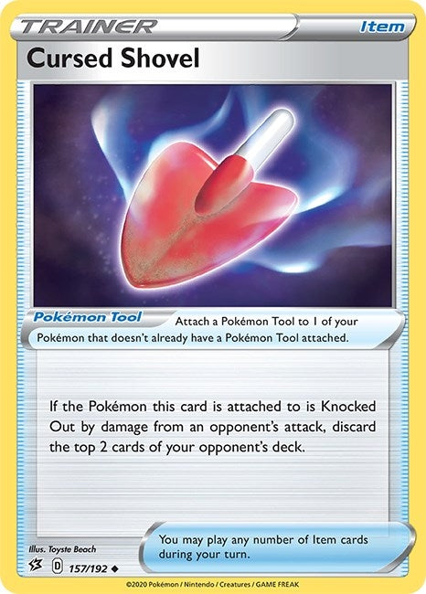 Image for Cursed Shovel (157/192) (SWSH02: Rebel Clash) - Pokemon
