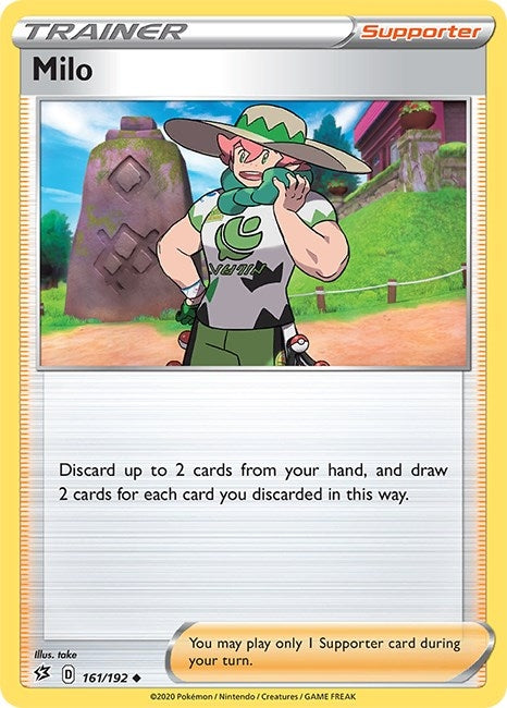 Image for Milo (161/192) (SWSH02: Rebel Clash) - Pokemon
