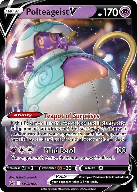 Image for Polteageist V - SWSH021 (SWSH021) (SWSH: Sword & Shield Promo Cards) - Pokemon