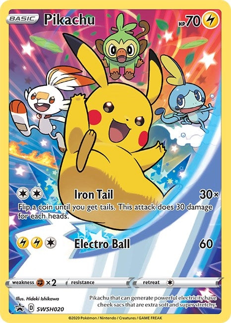 Image for Pikachu - SWSH020 (SWSH020) (SWSH: Sword & Shield Promo Cards) - Pokemon