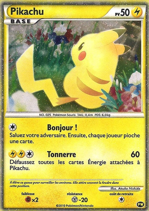 Image for Pikachu (French) (PW 7) (Pikachu World Collection Promos) - Pokemon