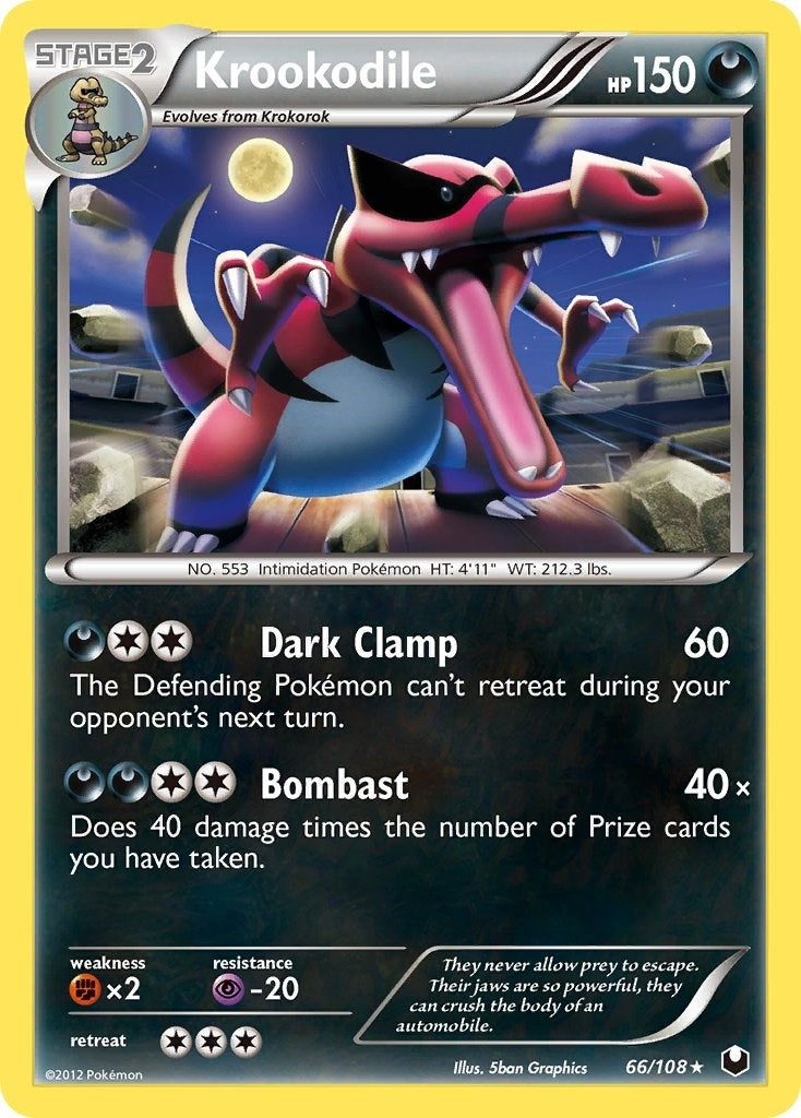 Image for Krookodile (066/108) (Deck Exclusives) - Pokemon