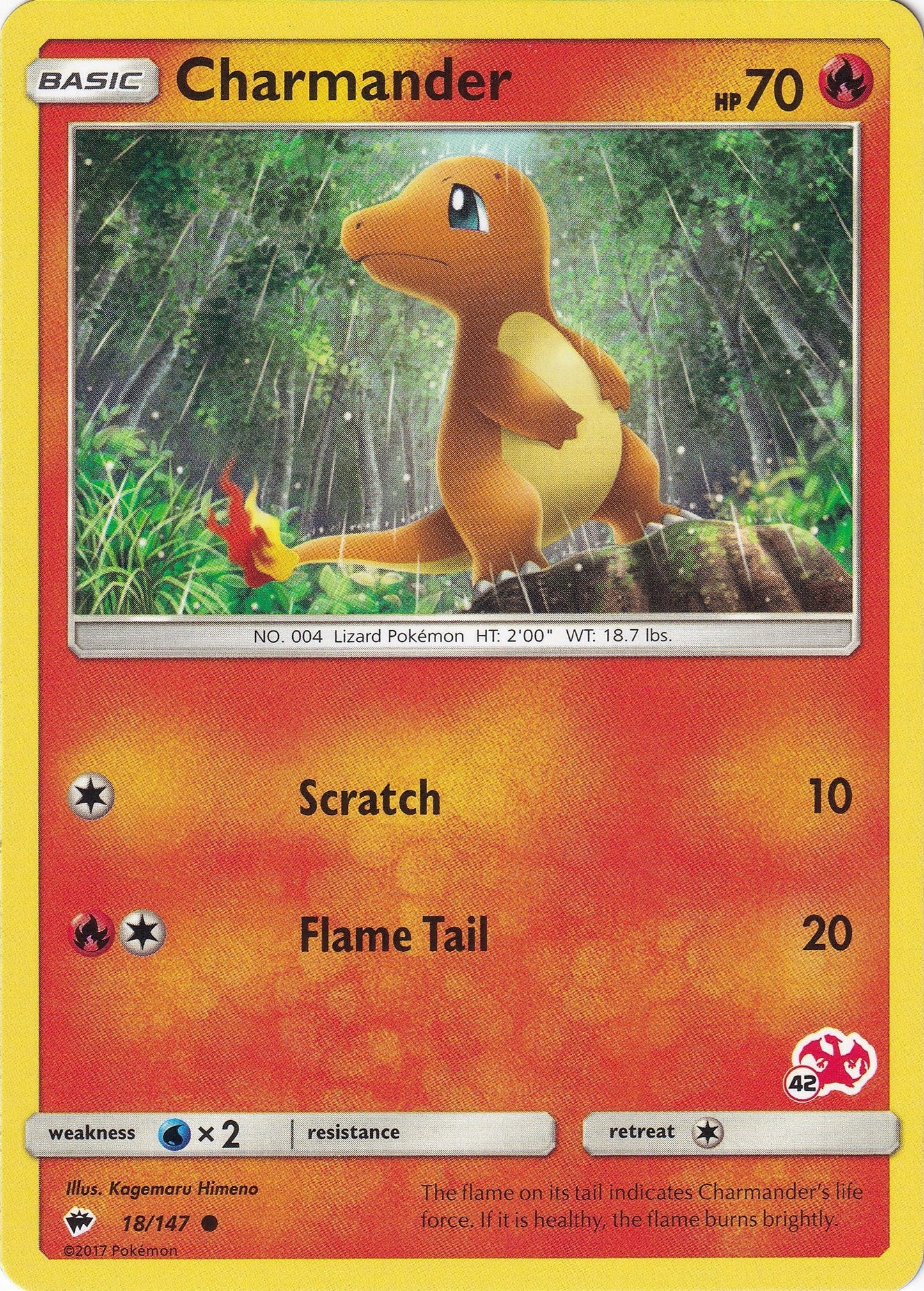 Image for Charmander - 18/147 (#42 Charizard Stamped) (018/147) (Battle Academy) - Pokemon