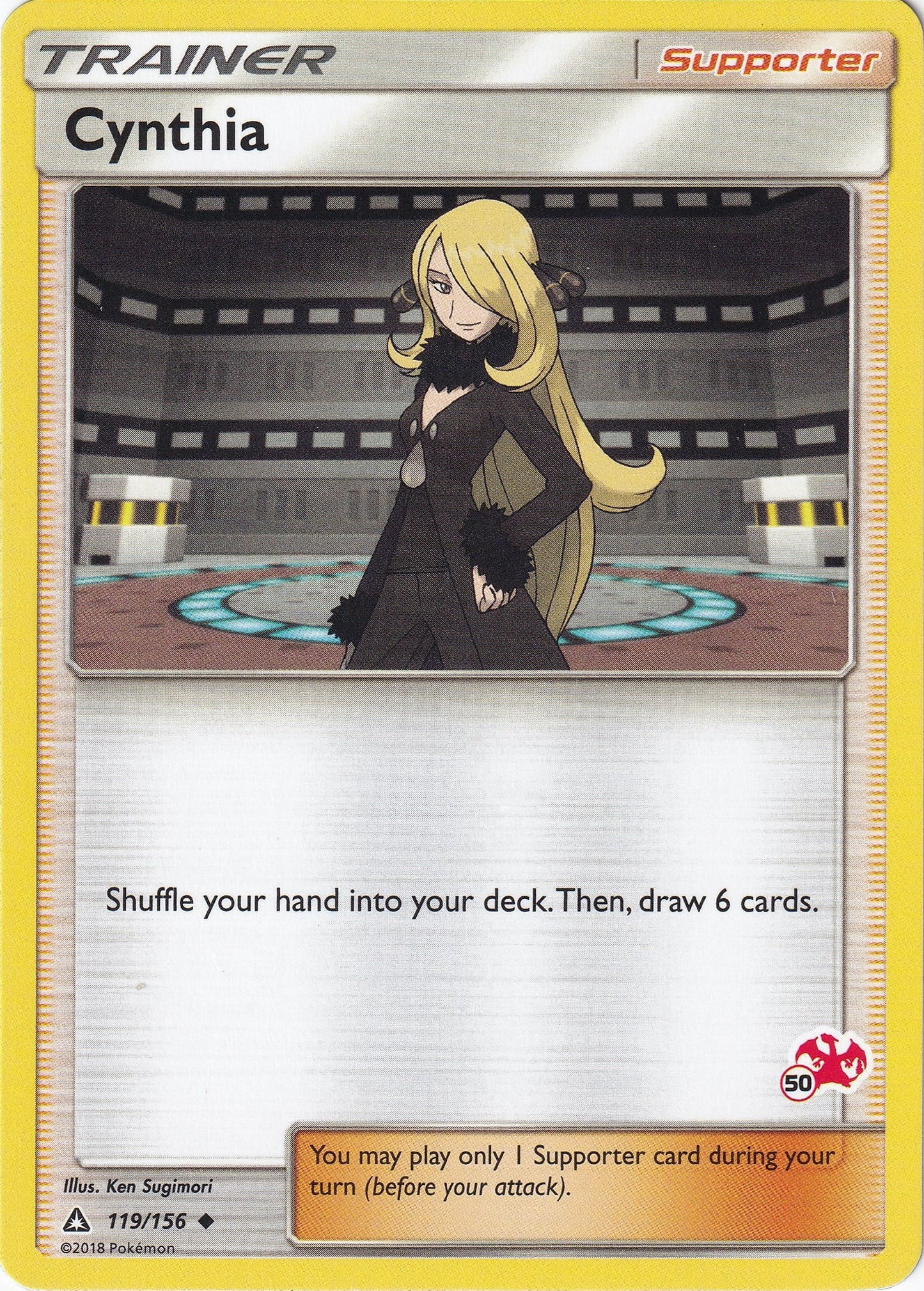 Image for Cynthia - 119/156 (#50 Charizard Stamped) (119/156) (Battle Academy) - Pokemon