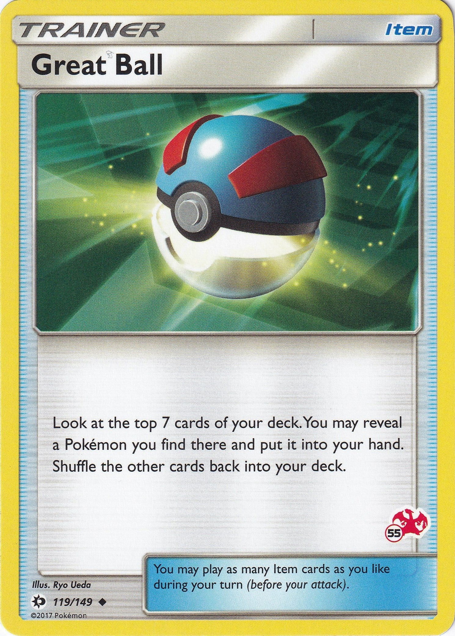 Image for Great Ball - 119/149 (#55 Charizard Stamped) (119/149) (Battle Academy) - Pokemon