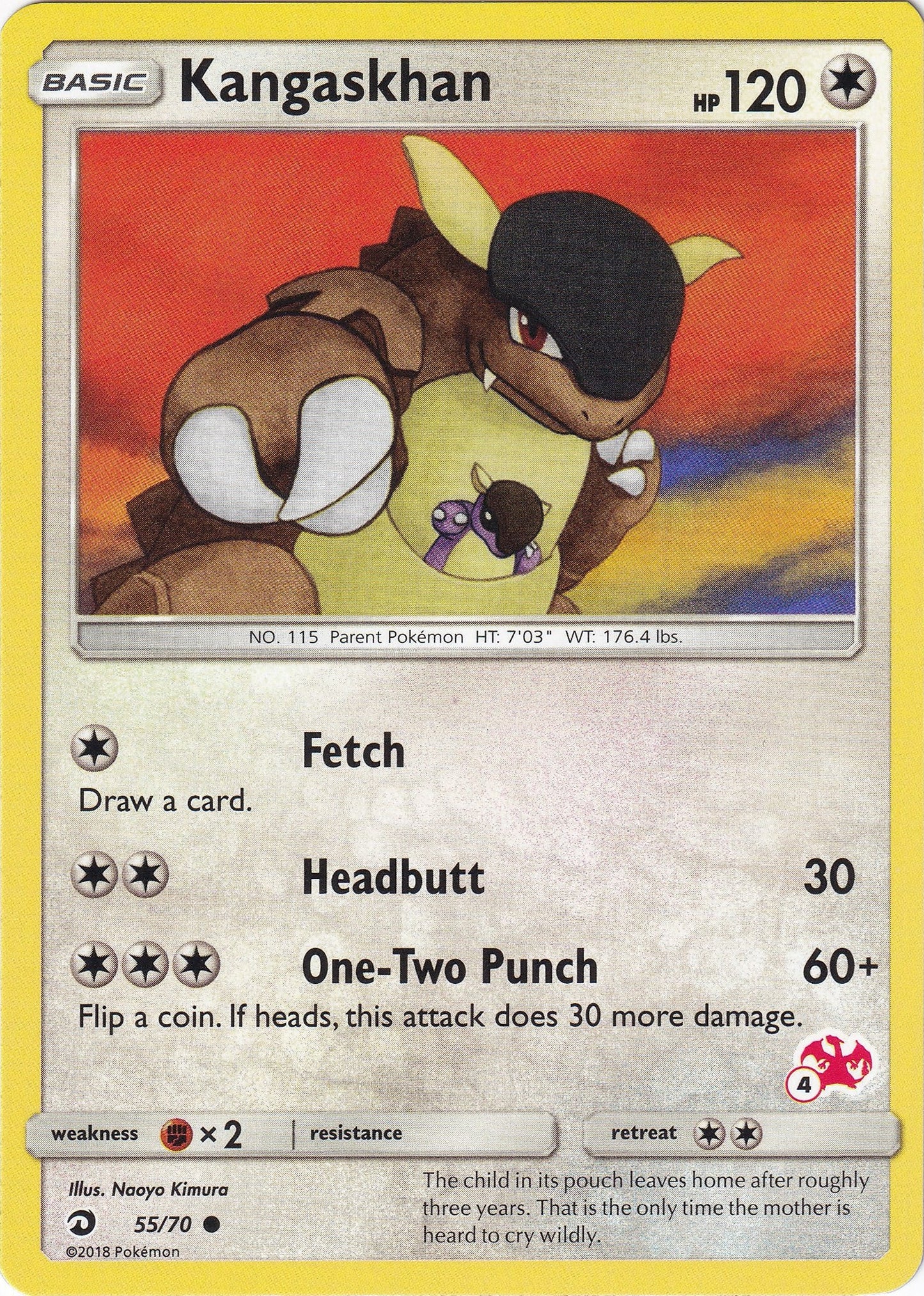 Image for Kangaskhan - 55/70 (#4 Charizard Stamped) (055/070) (Battle Academy) - Pokemon