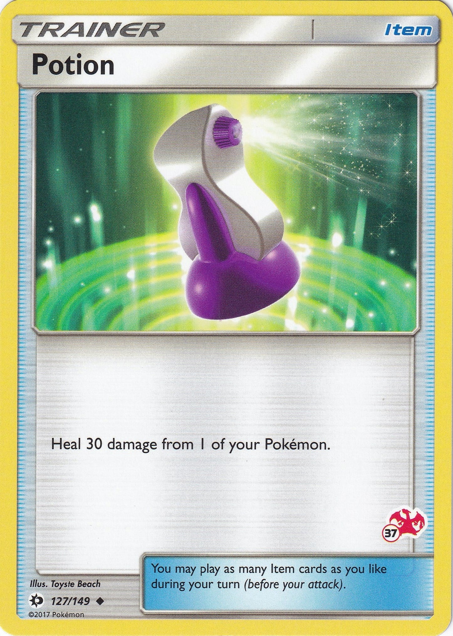 Image for Potion - 127/149 (#37 Charizard Stamped) (127/149) (Battle Academy) - Pokemon