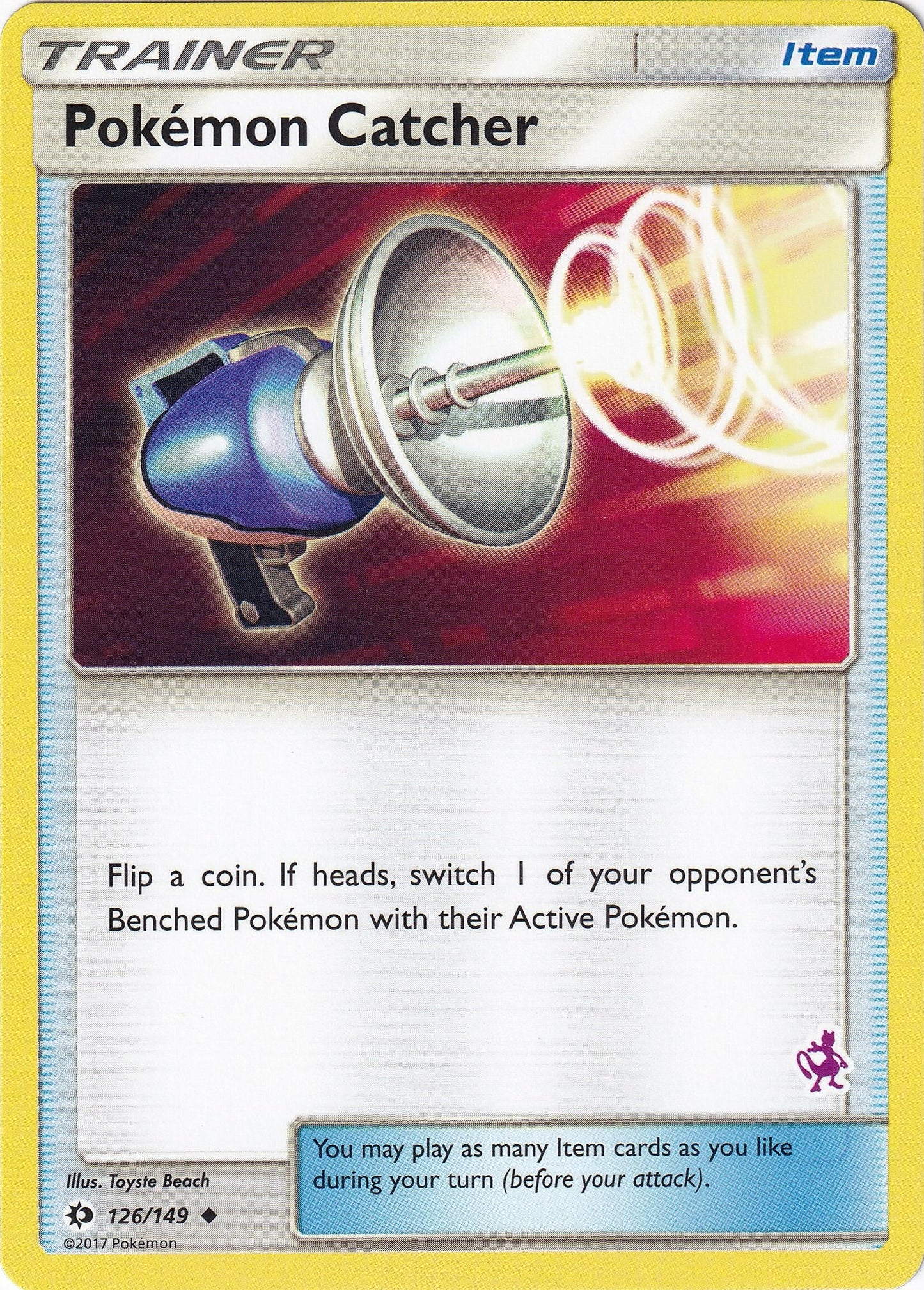 Image for Pokemon Catcher - 126/149 (Mewtwo Stamped) (126/149) (Battle Academy) - Pokemon