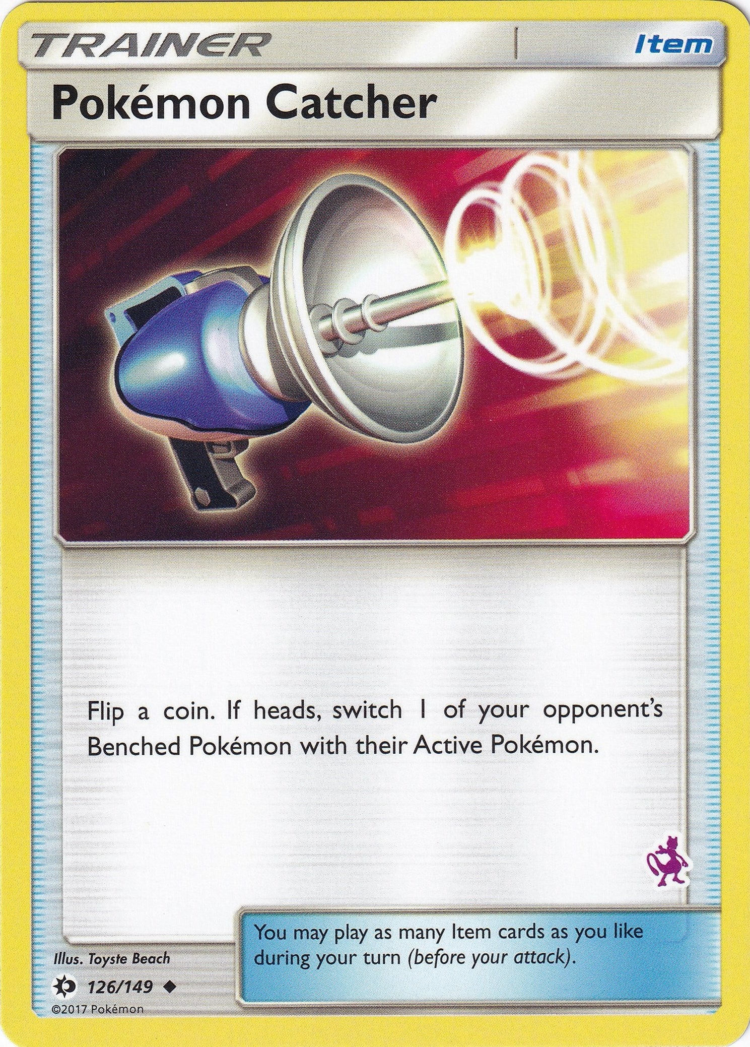 Image for Pokemon Catcher - 126/149 (Mewtwo Stamped) (126/149) (Battle Academy) - Pokemon