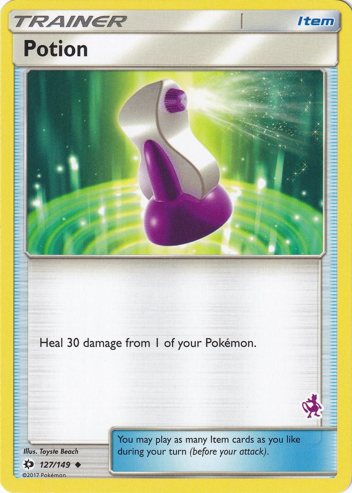 Image for Potion - 127/149 (Mewtwo Stamped) (127/149) (Battle Academy) - Pokemon