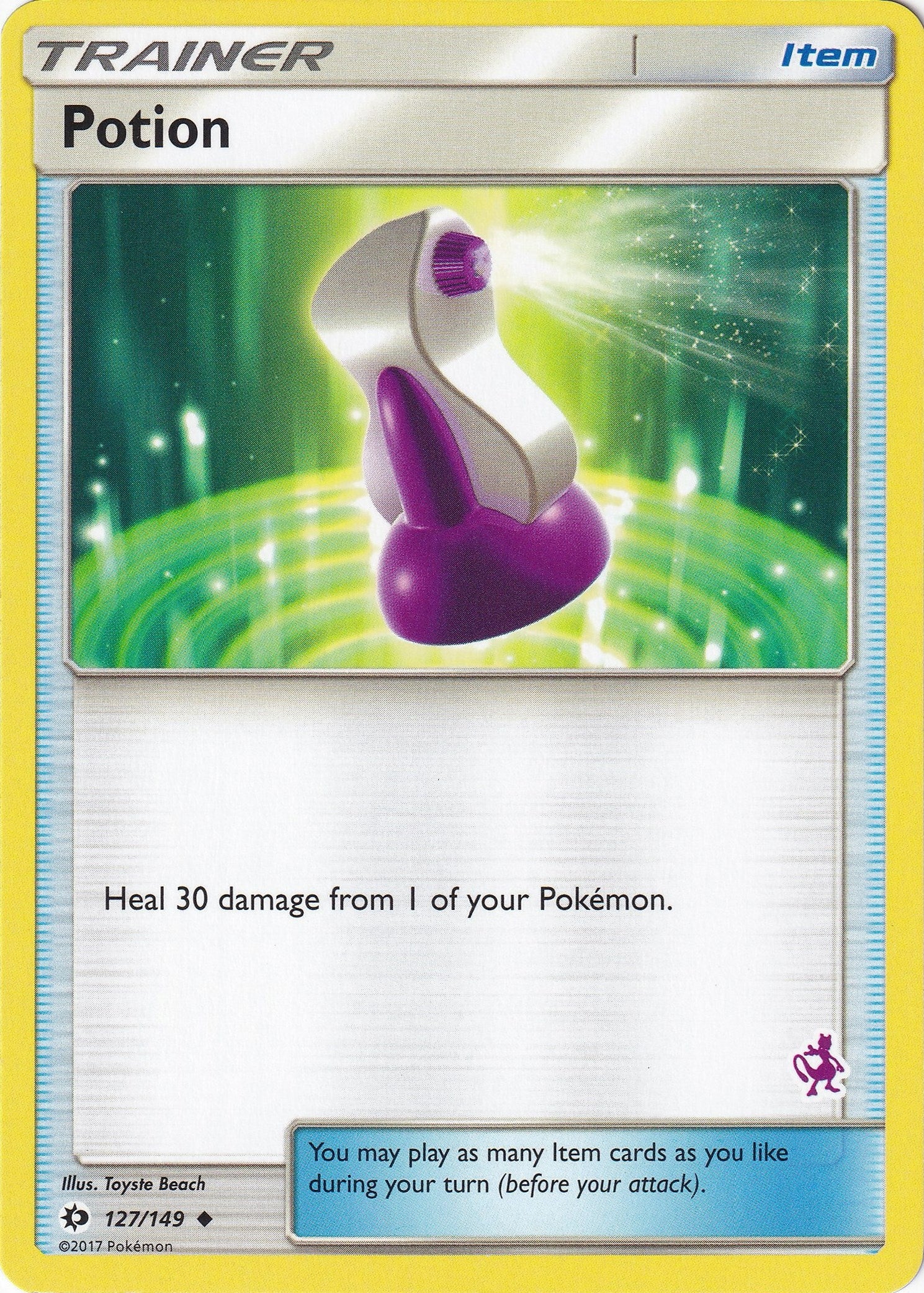 Image for Potion - 127/149 (Mewtwo Stamped) (127/149) (Battle Academy) - Pokemon