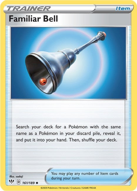 Image for Familiar Bell (161/189) (SWSH03: Darkness Ablaze) - Pokemon