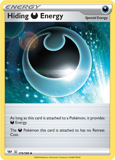 Image for Hiding D Energy (175/189) (SWSH03: Darkness Ablaze) - Pokemon