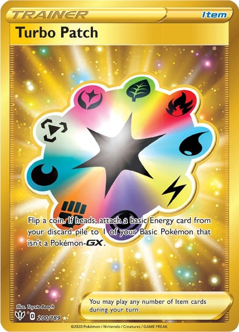 Image for Turbo Patch (Secret) (200/189) (SWSH03: Darkness Ablaze) - Pokemon