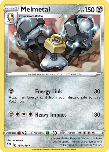 Image for Melmetal (130/189) (SWSH03: Darkness Ablaze) - Pokemon