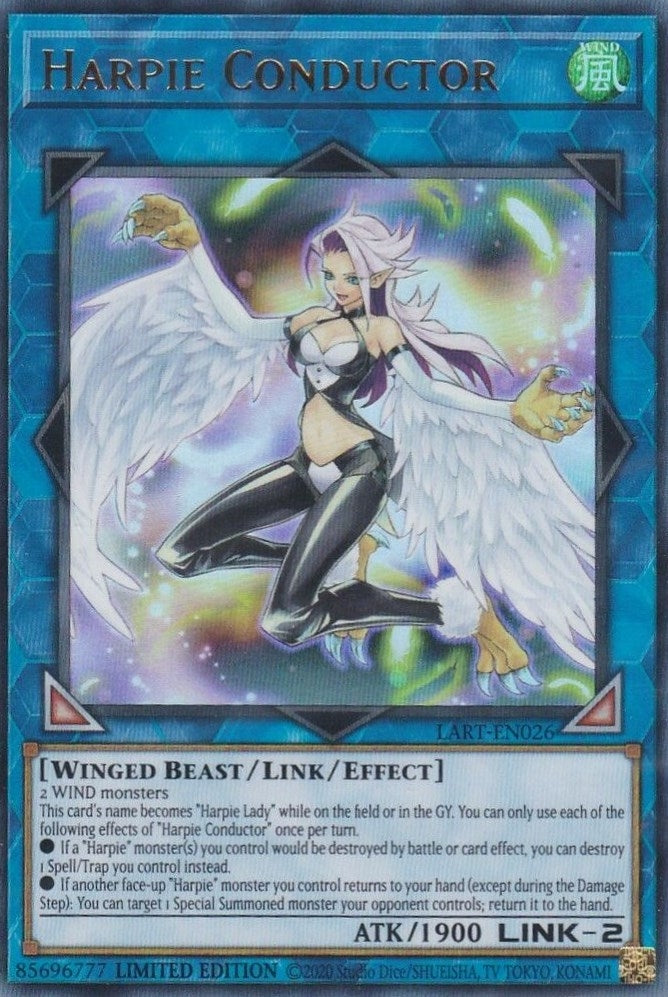 Image for Harpie Conductor (LART-EN026) (The Lost Art Promotion) (LART) - YuGiOh