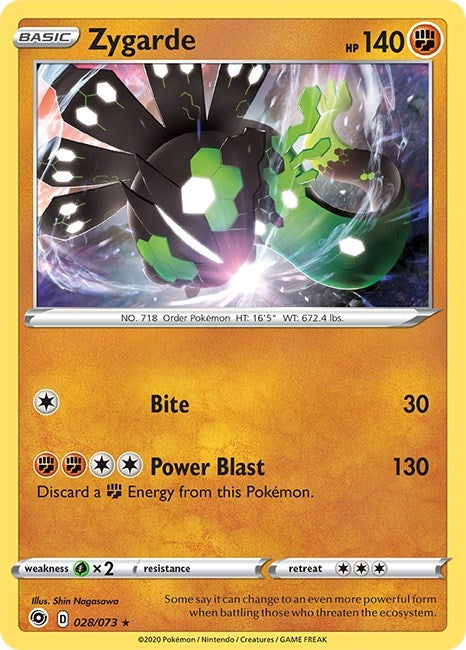 Image for Zygarde (28/73) (Champion's Path) - Pokemon