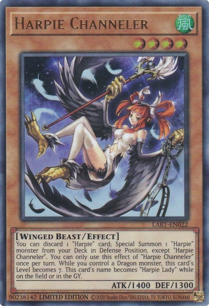 Image for Harpie Channeler (LART-EN022) (The Lost Art Promotion) (LART) - YuGiOh