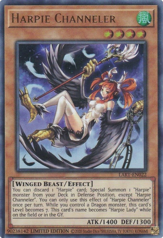 Image for Harpie Channeler (LART-EN022) (The Lost Art Promotion) (LART) - YuGiOh