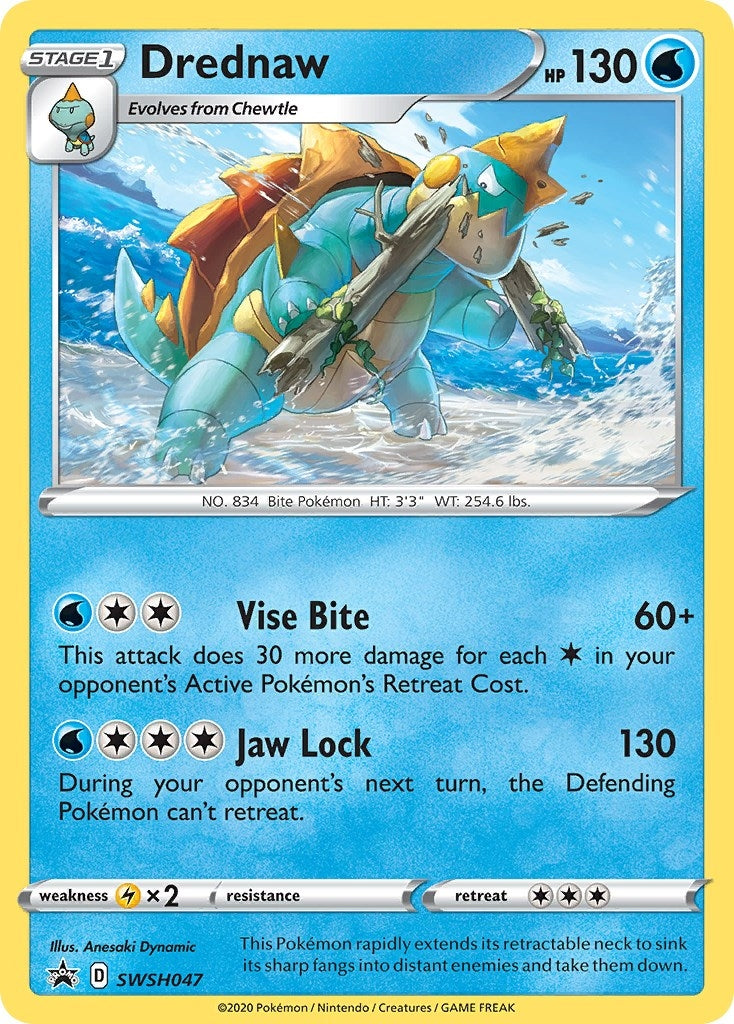 Image for Drednaw - SWSH047 (SWSH047) (SWSH: Sword & Shield Promo Cards) - Pokemon
