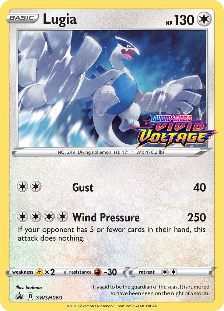 Image for Lugia - SWSH069 (Prerelease) (SWSH069) (SWSH: Sword & Shield Promo Cards) - Pokemon