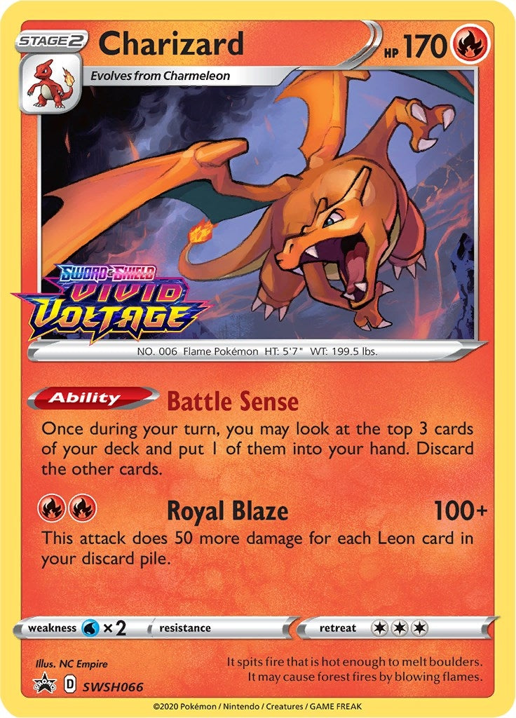 Image for Charizard - SWSH066 (Prerelease) (SWSH066) (SWSH: Sword & Shield Promo Cards) - Pokemon