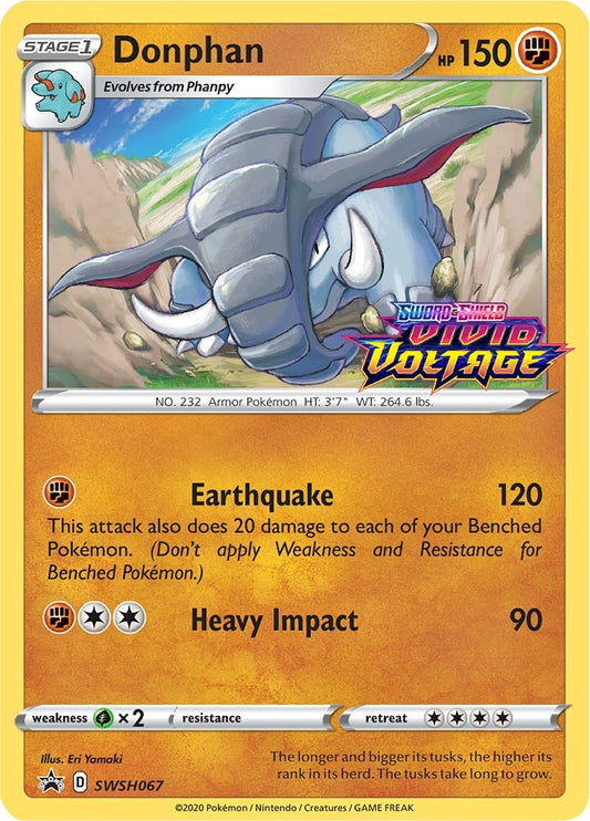Image for Donphan - SWSH067 (Prerelease) (SWSH067) (SWSH: Sword & Shield Promo Cards) - Pokemon