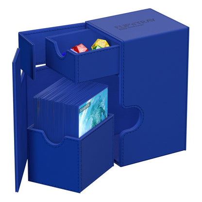 Ultimate Guard: Deck Box – XenoSkin Monocolor Flip'n'Tray 80+ – Blue